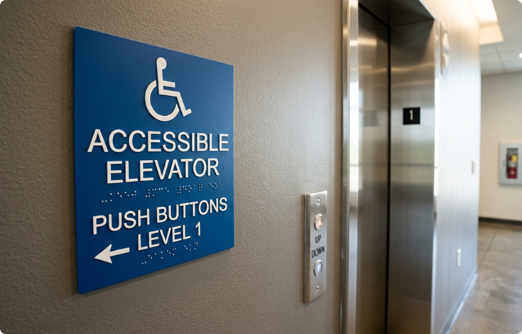 ADA and Braille Signs for Rhode Island Commercial Buildings