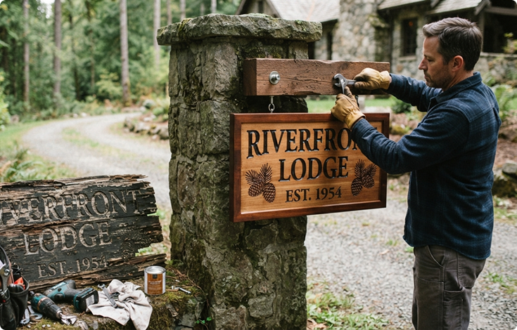 Industries That Run Sandblasted Sign Programs