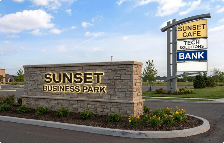 Industries That Use Monument and Pole Signs