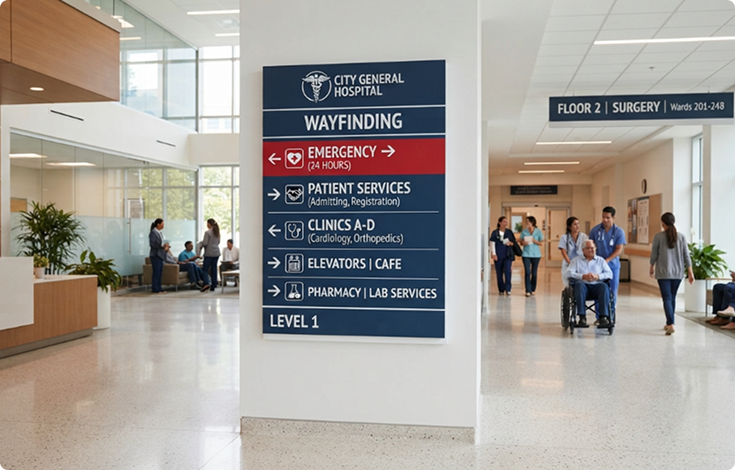 Signs for Healthcare Facilities Across Rhode Island