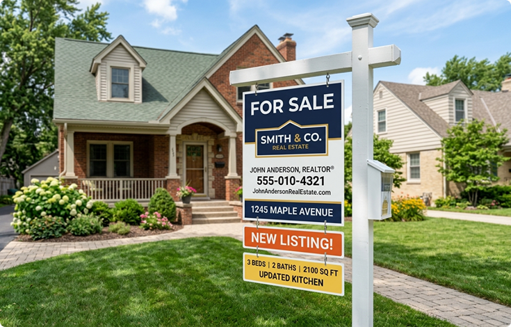What Affects Real Estate Sign Pricing