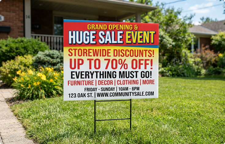 What Affects Yard Sign Pricing